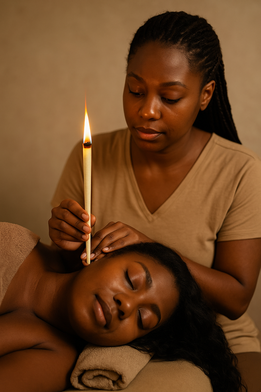 Ear Candling session