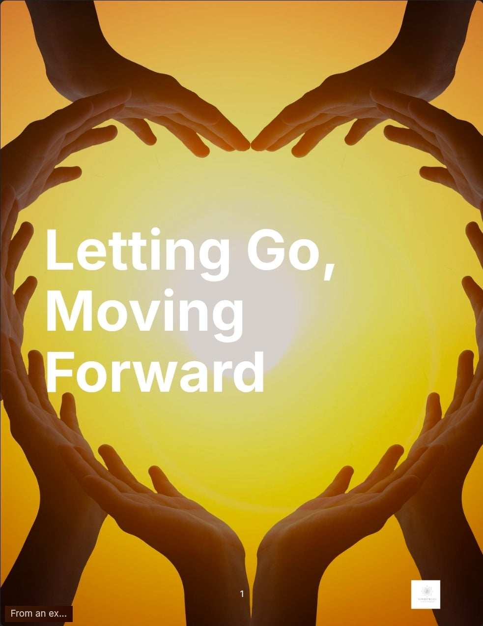 Letting Go, Moving Forward... from an Ex